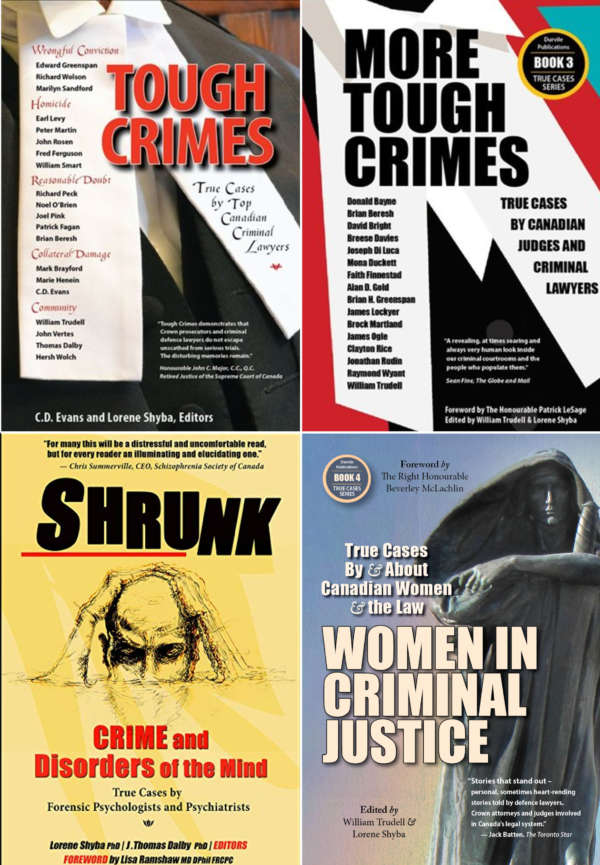 Book covers for True Cases Series published by Durvile Publications.