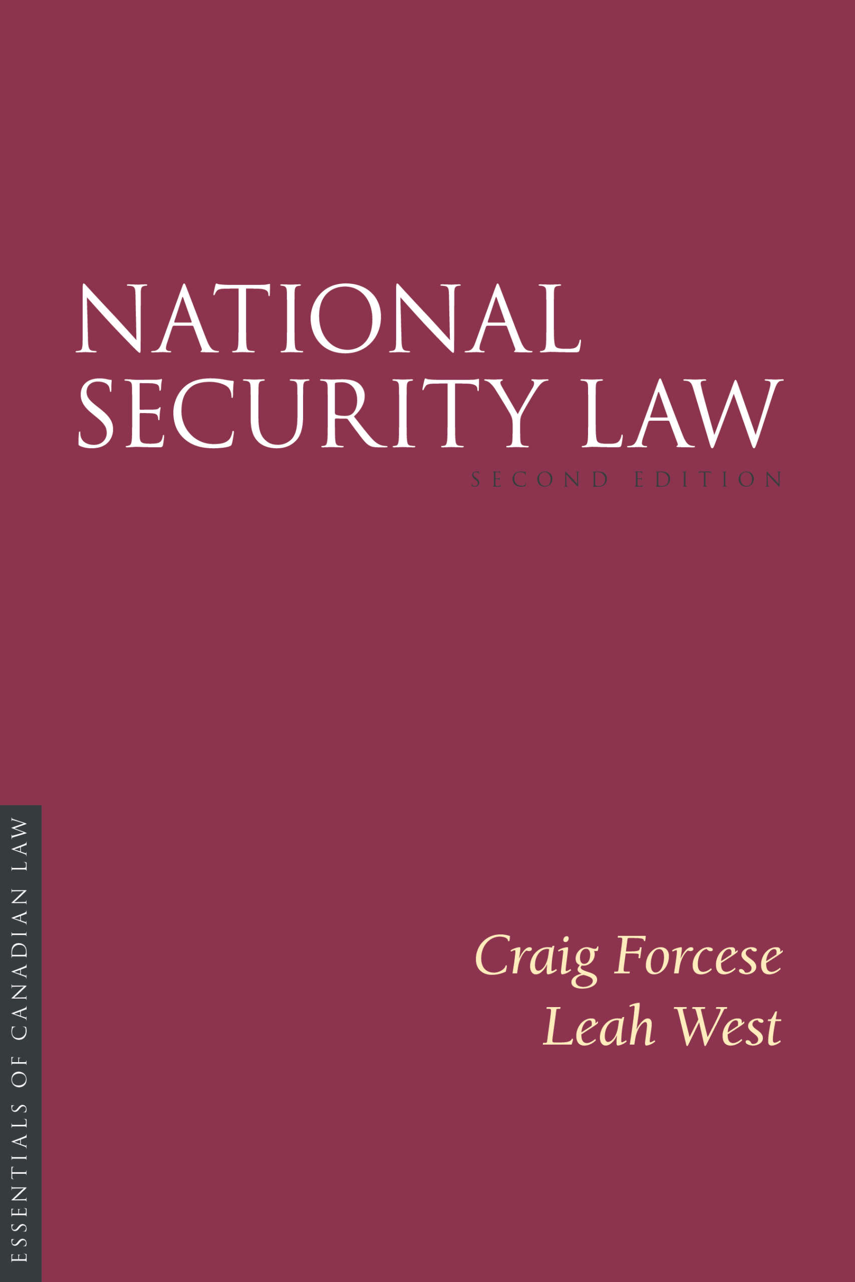 National Security Law, 2/e - Irwin Law