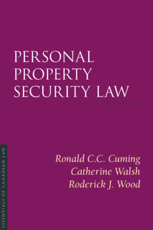 Personal Property Security Law, 3/e