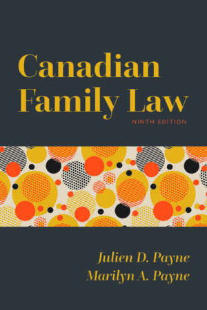 Canadian Family Law 9/e