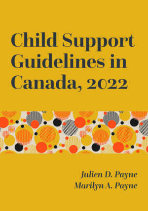 Child Support Guidelines in Canada, 2022